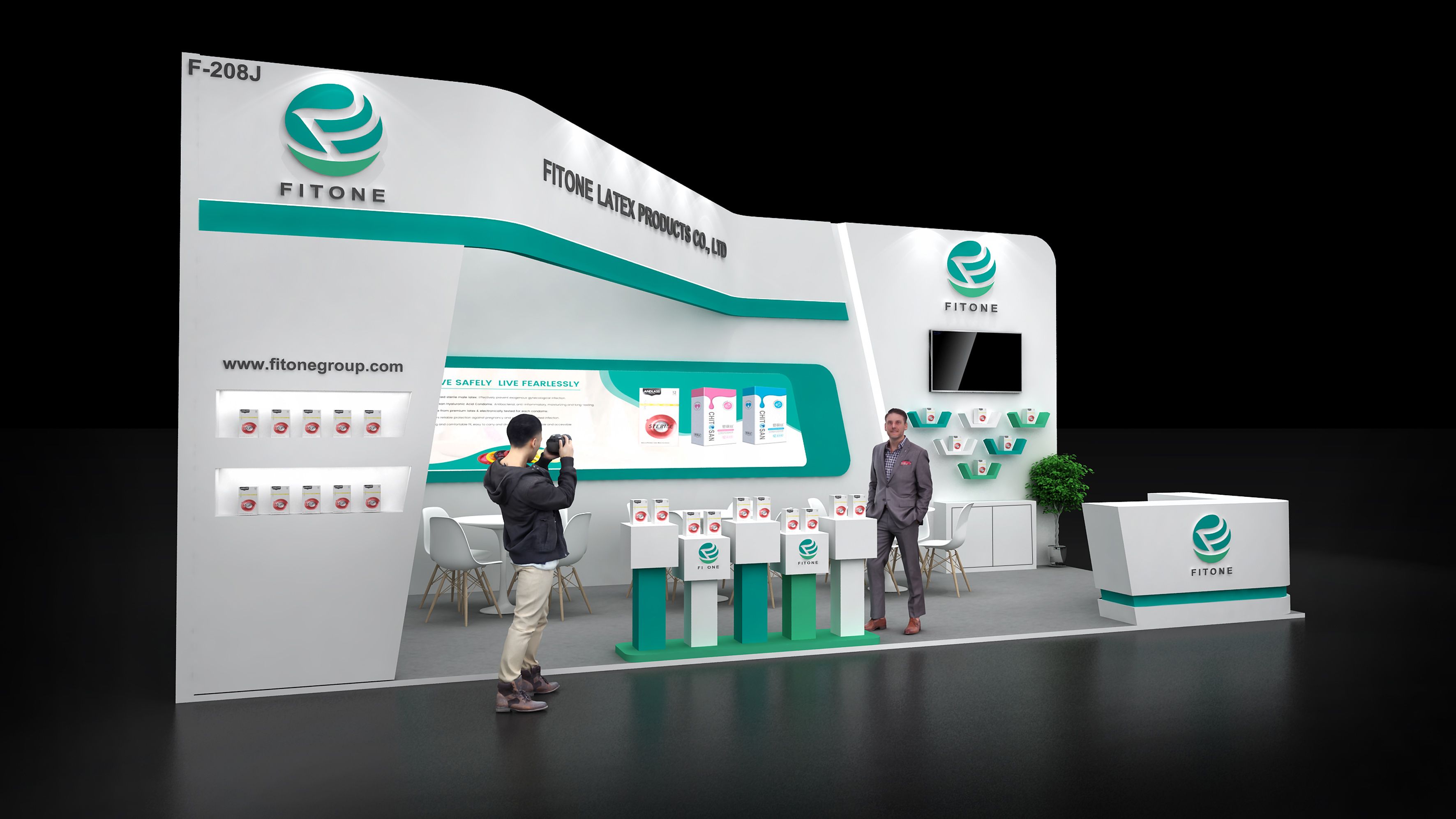 年產(chǎn)值達30億元，匯通集團展臺傳達科技前衛(wèi)元素