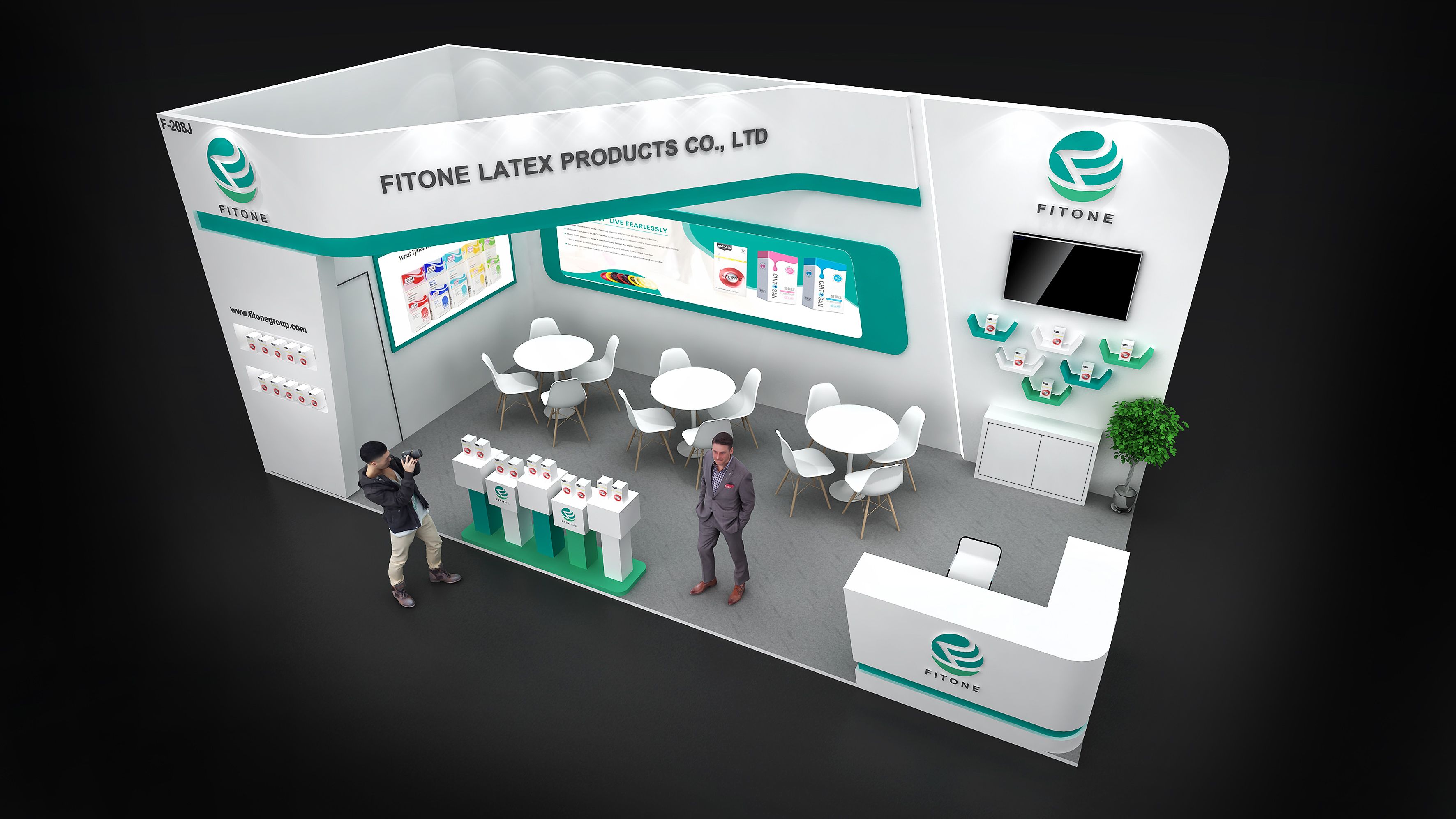 年產(chǎn)值達30億元，匯通集團展臺傳達科技前衛(wèi)元素