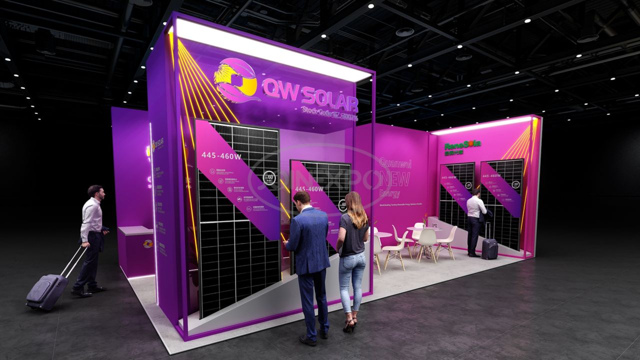 日本東京展臺設(shè)計搭建 | 泉為科技亮相日本光伏展