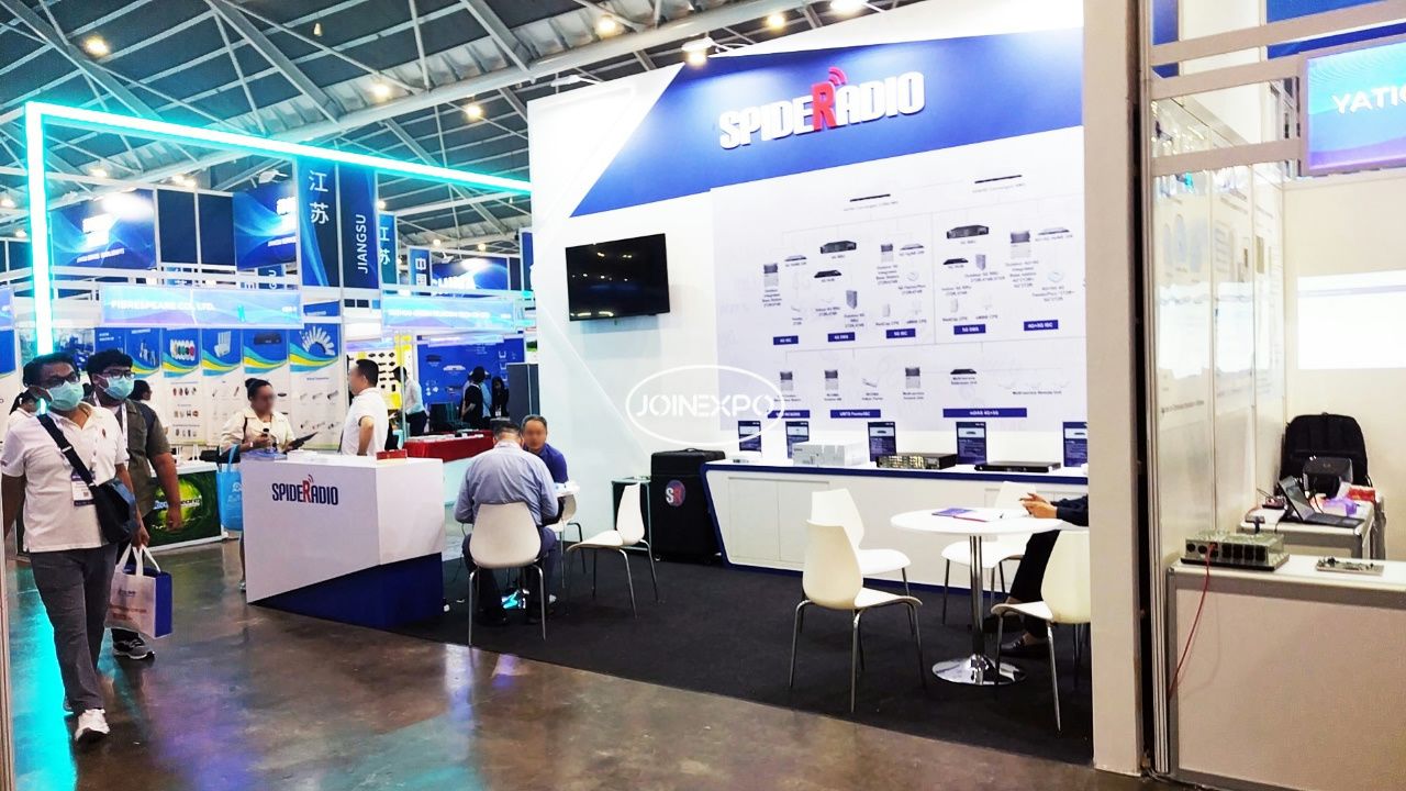 新加坡展臺(tái)設(shè)計(jì)搭建 | 智鑄通信自信亮相新加坡通信展