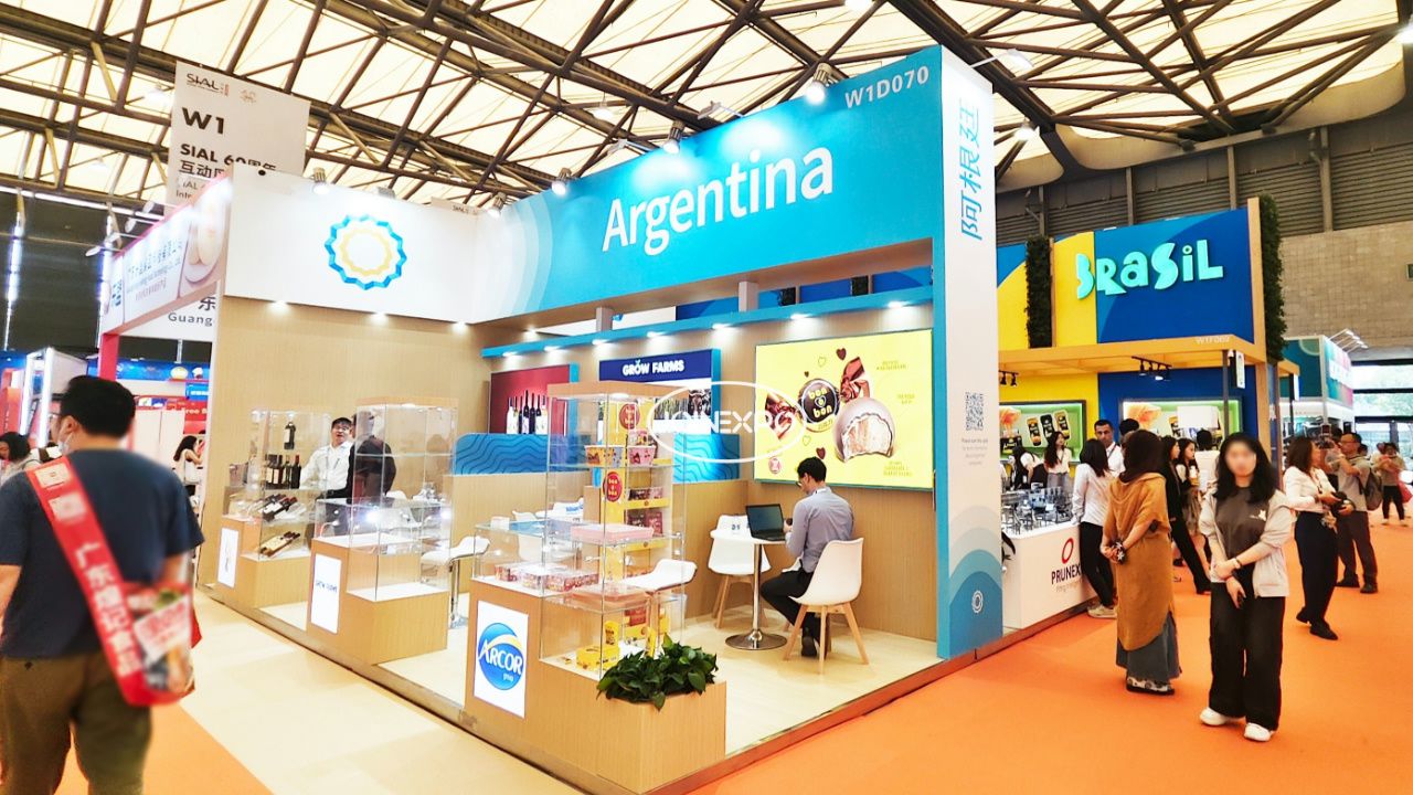 上海食品展展臺搭建 | SIAL食品展阿根廷國家館展位獨具特色